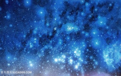 梦幻星空景色高清图片