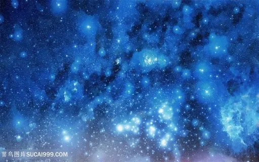 梦幻星空景色高清图片