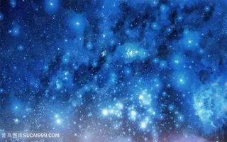 梦幻星空景色高清图片