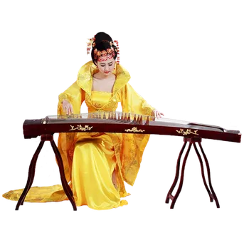 28 (4)免抠元素 免抠摄影 美女 人物 服装 古风 演奏