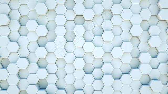 呈现, , 移动, 几何学, 免费的背景的视频, 六边形