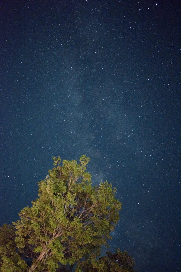 黑色星空摄影素材
