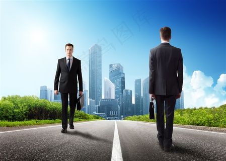 商务男人商务经济图片