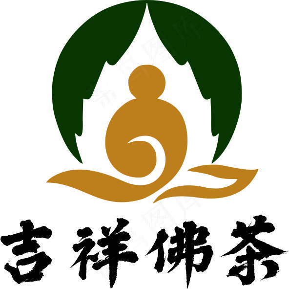吉祥佛茶1cdr矢量模版下载