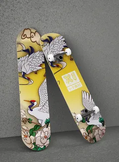 唯美国潮风中式滑板车智能贴图样机 