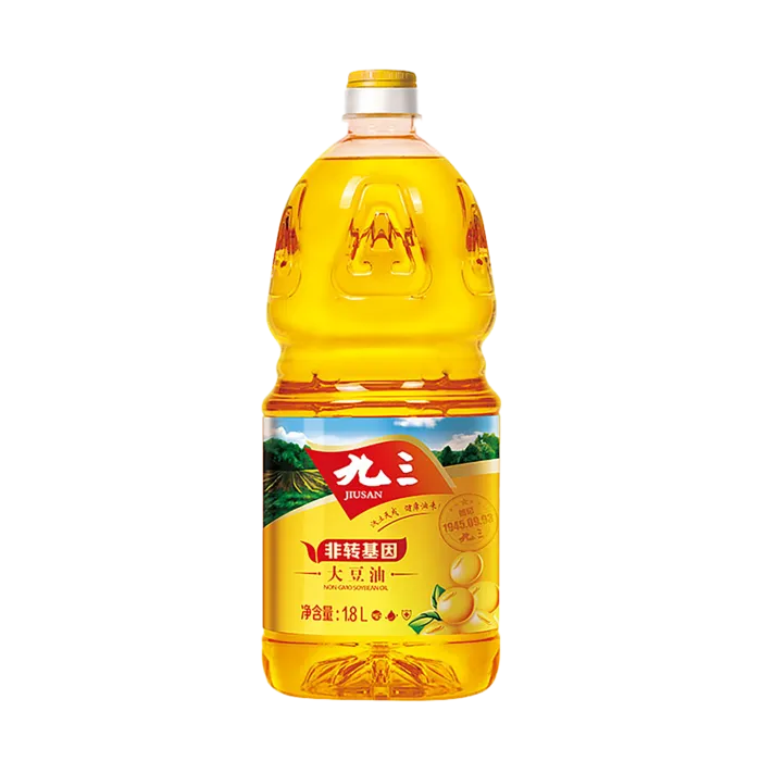 九三大豆油1.8升超市商品白底图免抠实物摄影png格式图片透明底