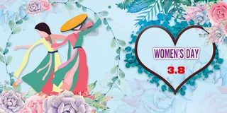 三八妇女节女神节背景