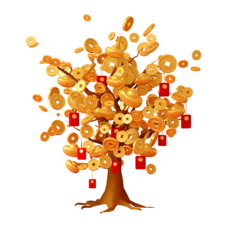 新年元素素材红色喜庆新春兔年