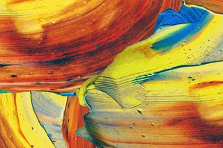 抽象艺术油漆颜料混色流体简笔背景