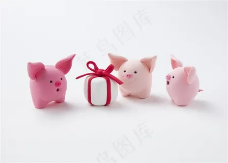 三只小猪送礼物高清图片 三只小猪送礼物高清图片
