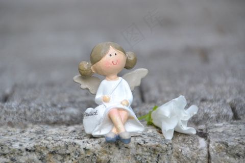 可爱天使装饰摆件图片