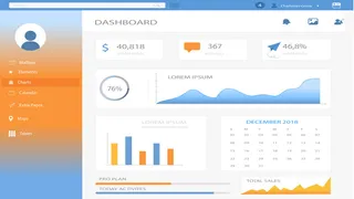 可视化大数据科技网页后台管理图表软件AI界面PSD模版素材源文件