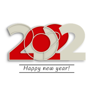 2022新年艺术创意字体虎年3D立体标题数字文字png免抠字素材