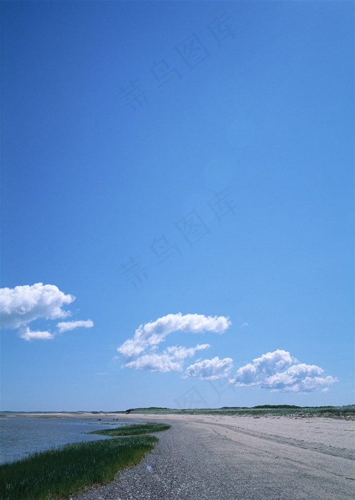 蔚蓝色的天空背景jpg素材