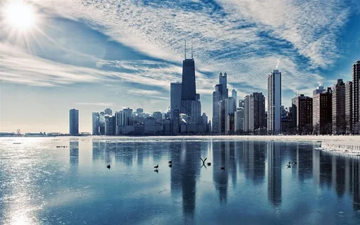 美国伊利诺伊州城市风景高清图