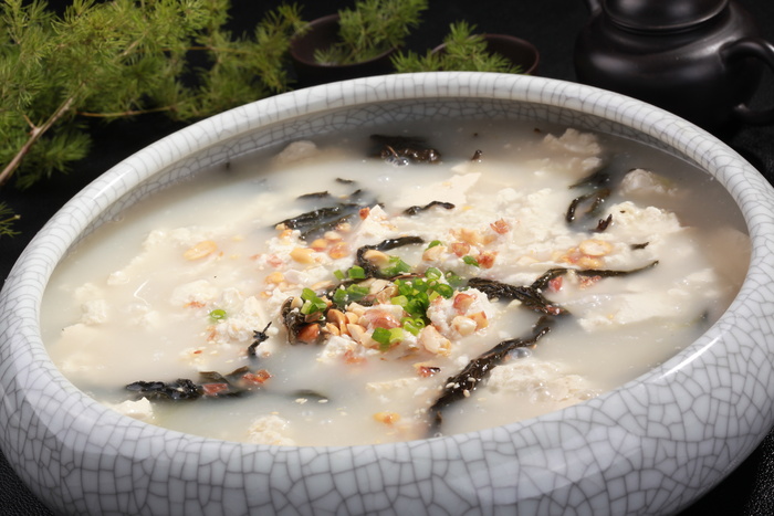 山野菜烩豆腐