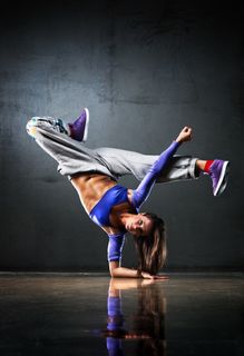 艳丽着装街舞美女人物摄影高清图片素材