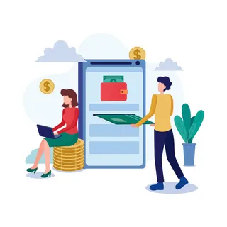 扁平化人物场景办公互联网等距ai矢量设计网页海报UI素材插画