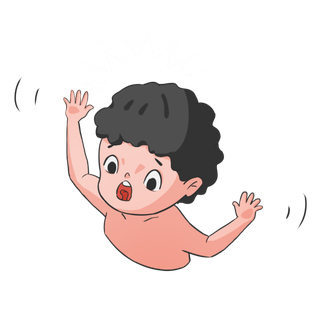 夏季预防溺水人物元素插画合集 