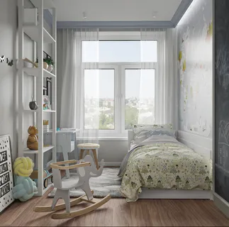 儿童主题 卧室窗户