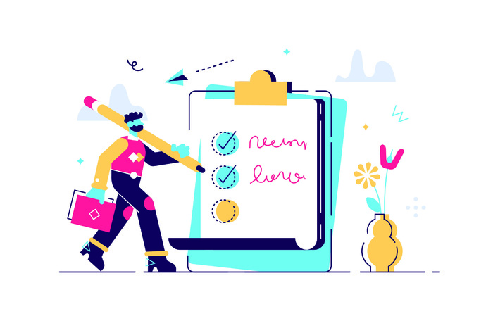 扁平化人物场景办公互联网等距ai矢量设计网页海报UI素材插画