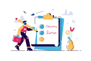 扁平化人物场景办公互联网等距ai矢量设计网页海报UI素材插画