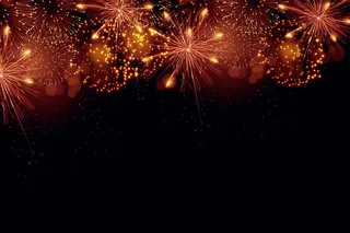 炫目烟花背景素材