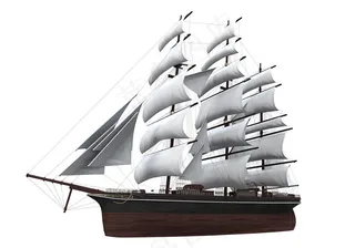 古代大型帆船海上工具