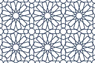 古典线条底纹蓝色设计背景