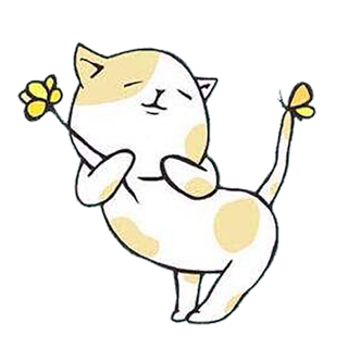 卡通小猫咪妖娆