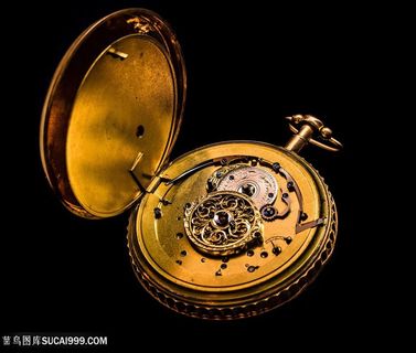 古董黄金怀表钟表图片