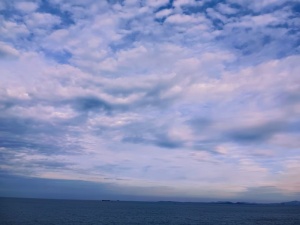 海边天空+简约明亮+海蓝+风景素材