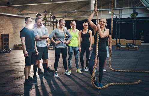 健身房运动广告海报