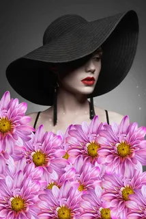 北欧美女装饰画