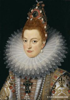 伊莎贝拉公爵夫人肖像油画