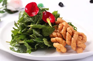 食香菜拌麻花 (2)