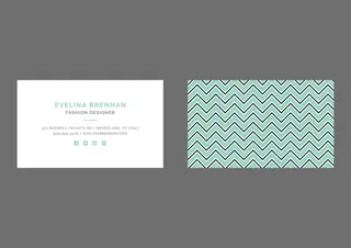 70名片 时尚 潮流 个性 前卫