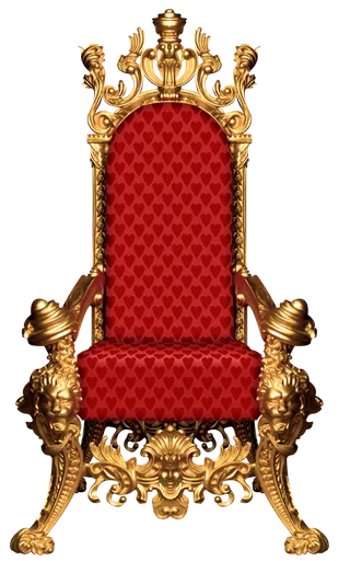 红色胜利椅子宝座