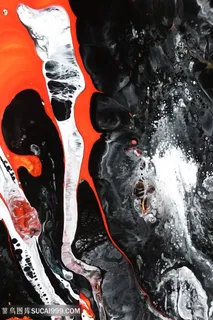 水彩时尚抽象艺术油画