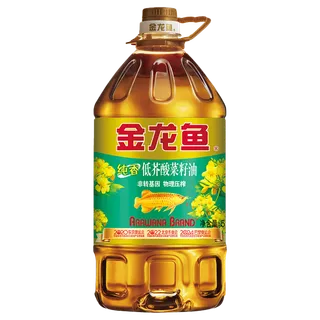 金龙鱼酸菜籽油5升超市商品白底图免抠实物摄影png格式图片透明底