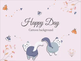 紫粉快乐的一天