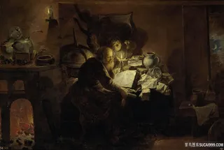 三世室内农房油画装饰画