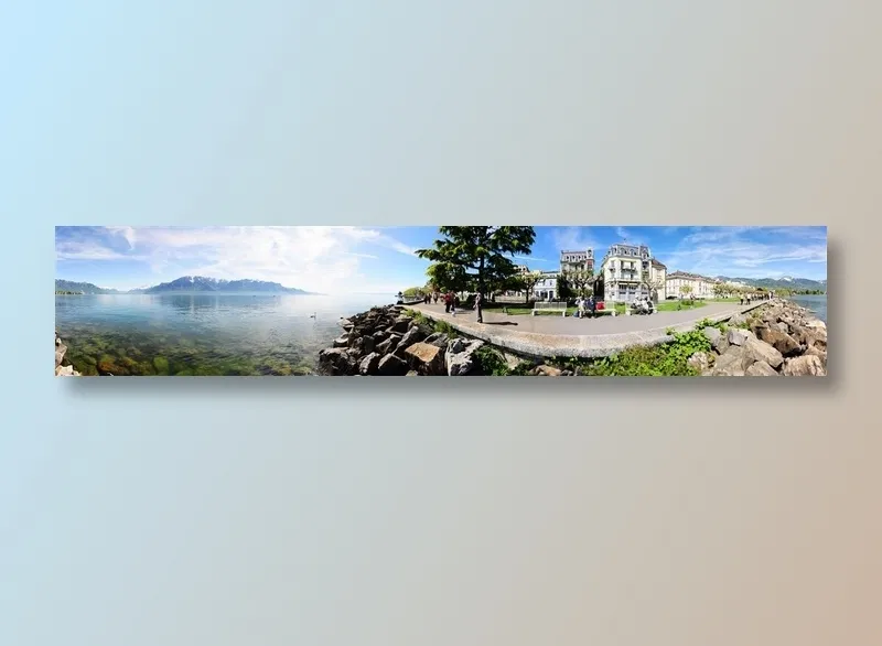 瑞士日内瓦湖岸边