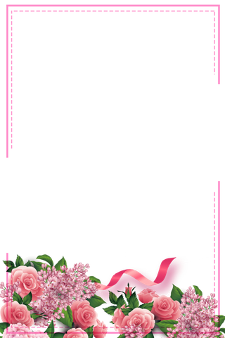 38妇女节三八女神女王粉色花朵玫瑰艺术字设计png免抠ps素材