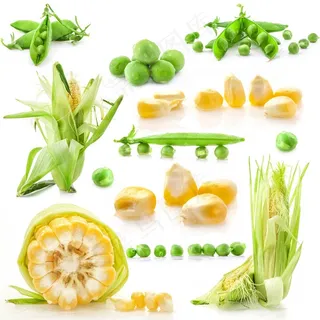玉米和豌豆高清图片