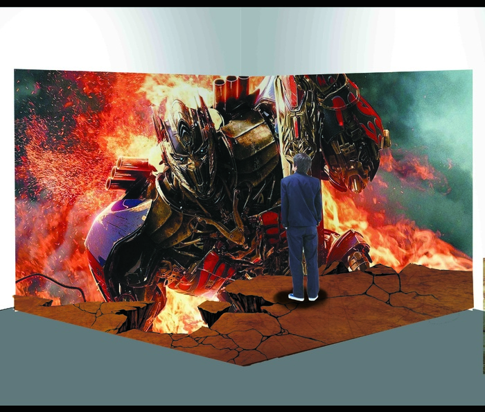 3D火山熔岩地画地砖