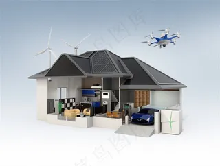 房屋建筑智能家居设计高清图片