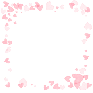 粉色边框卡通