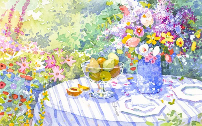图片设计素材背景鸟语花香