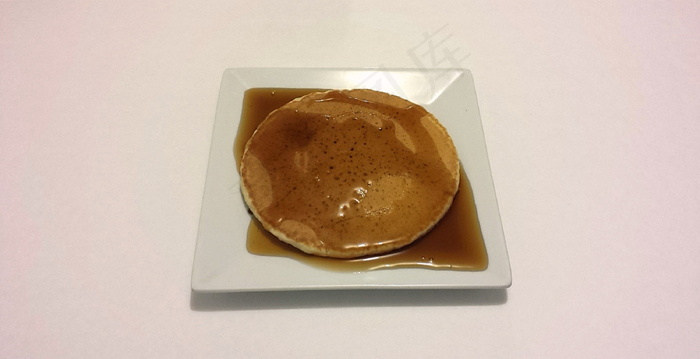 蜂蜜煎饼蛋糕图片